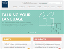 Tablet Screenshot of 2ndcityresourcing.com